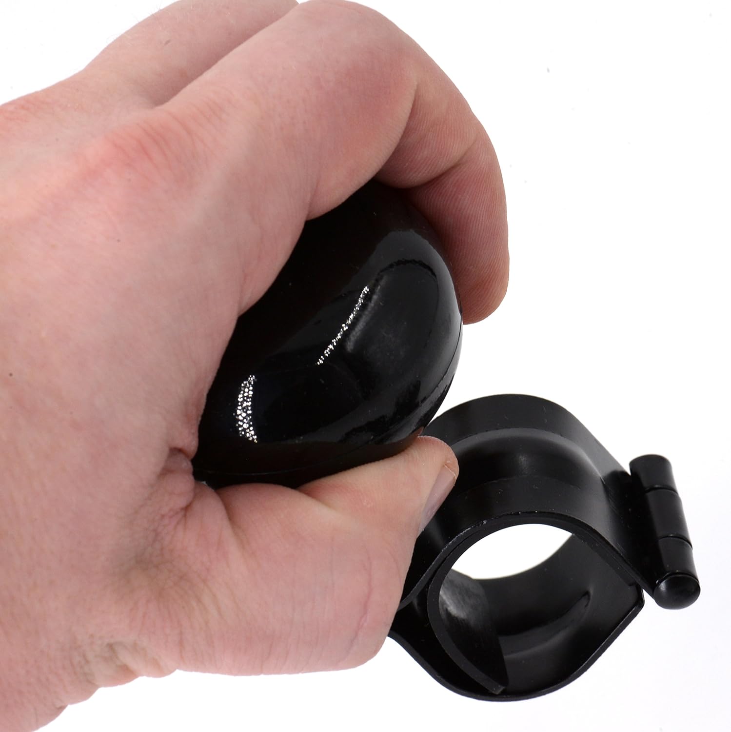 REBEL METTLE Power Handle [2 Pack] - Black - Car Steering Wheel Suicide Spinner Knob for All Vehicles [Car, Truck, Van, Forklift, Mower, Tractor, Farm/Heavy Equipment, etc.]- Easy Turn Steering Ball: Home & Kitchen