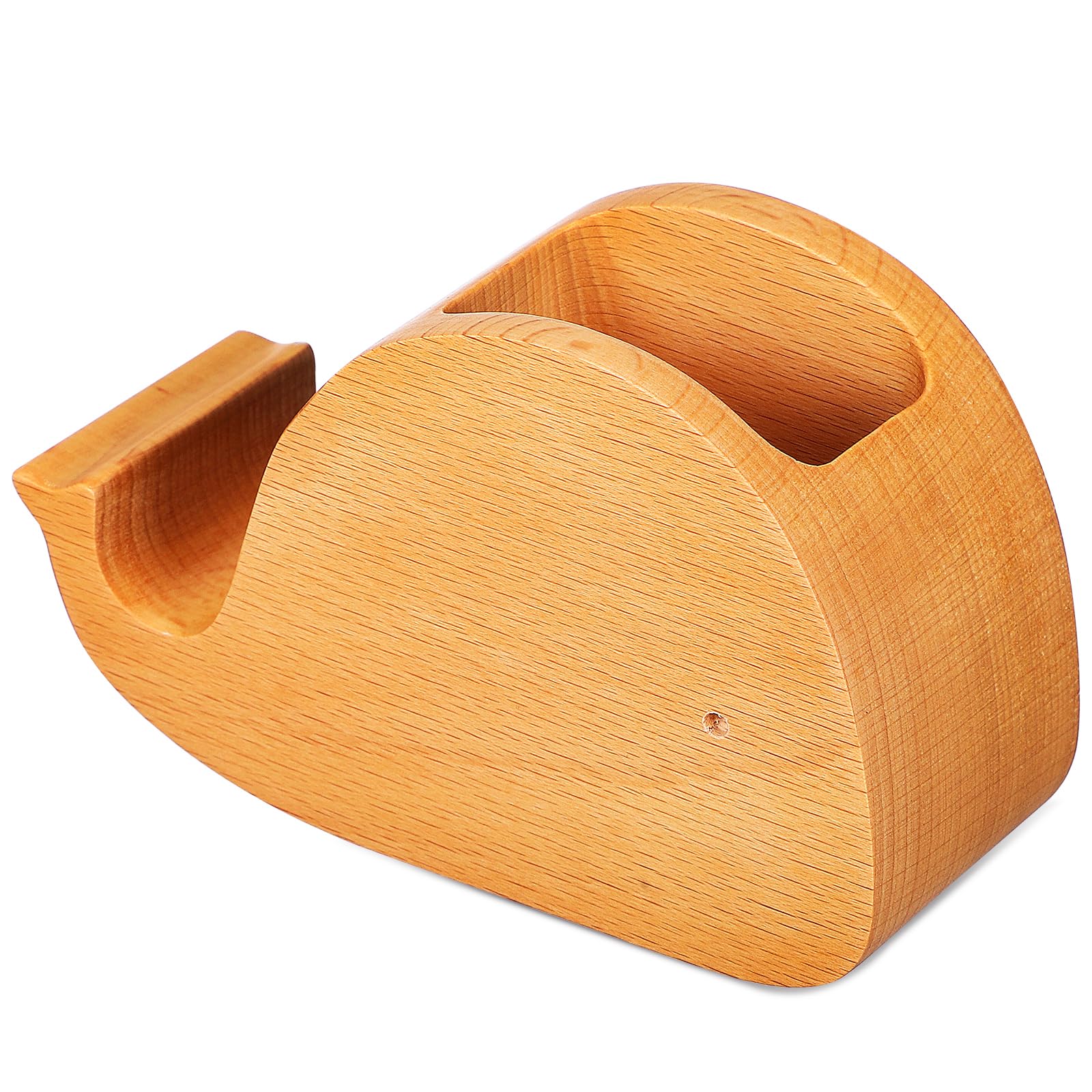 Hemobllo Pencil Holder with Cell Phone Stand - Wooden Desk Organizer Animal Pencil Pot Phone Holder Desk Organizer Pen Pencil Holder and Cute Accessories