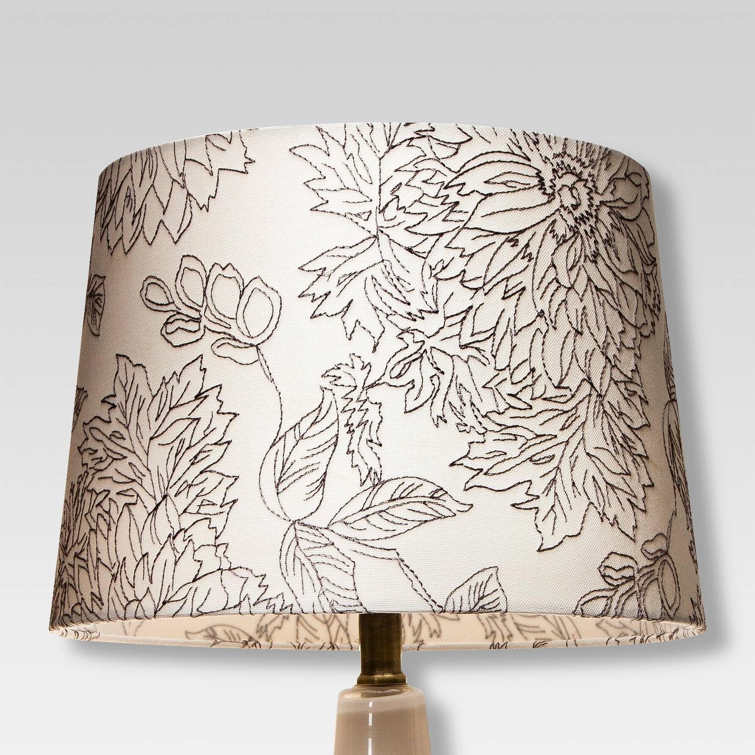 Toile Stitch Lamp Shade Threshold Amazon.ca Electronics