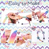 CITSKY Craft Kit Girls 6-12 Fashion Hair Accessories DIY Flower Making Set view 3