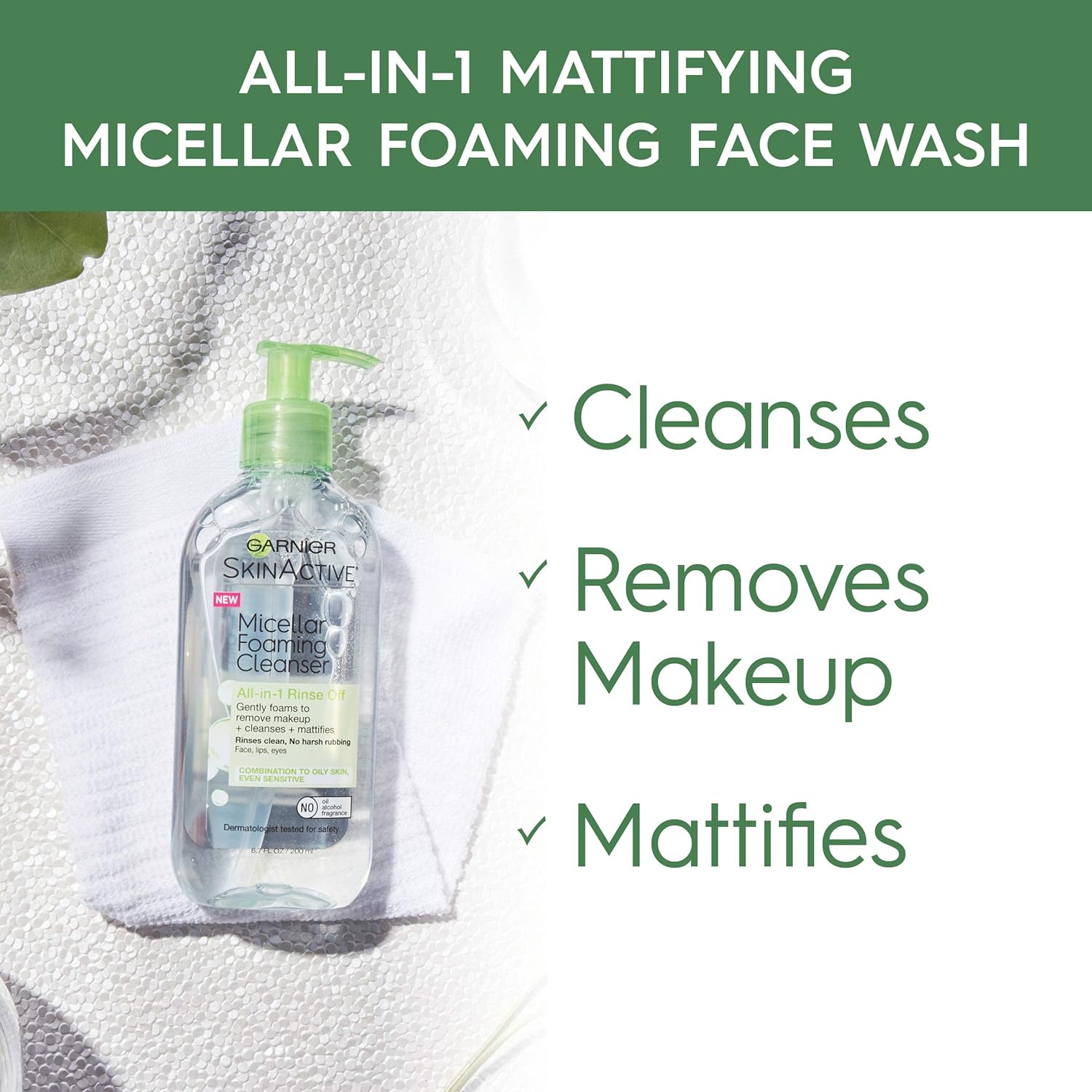 garnier skinactive micellar foaming cleanser