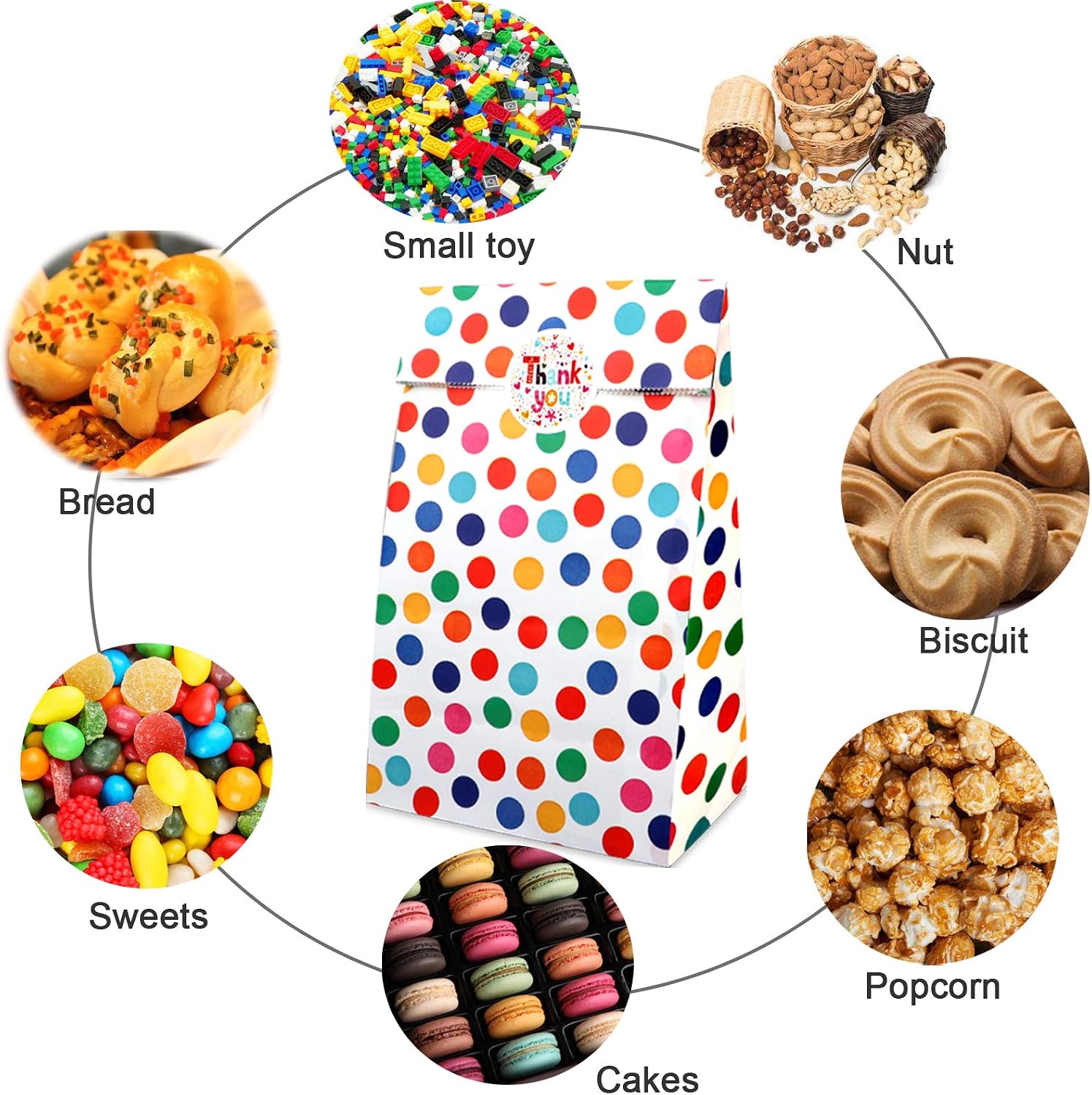 AUERVO 30PCS Paper Party Bags - Image 5