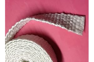 Liberty Supply Wood Stove Door Gasket, Fiberglass Rope Seal. Flat 1/8" x 1" Wide x 100 ft. roll