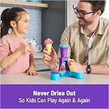 Kinetic Sand Soft Serve Station 396g Colour Sand Cones Tools Kids 5+ view 6
