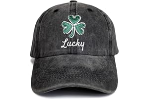 Giavuwn St. Patrick's Day Clover Leaf Hat Irish Party Hats for Men St. Patrick's Day Accessories Shamrock Headwear for Women