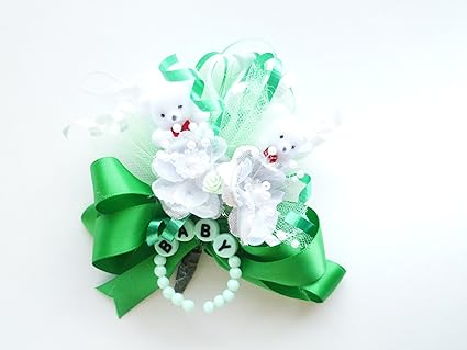 Amazon Com Twins Baby Shower Corsage For Mother Boy Or Girl Teddy