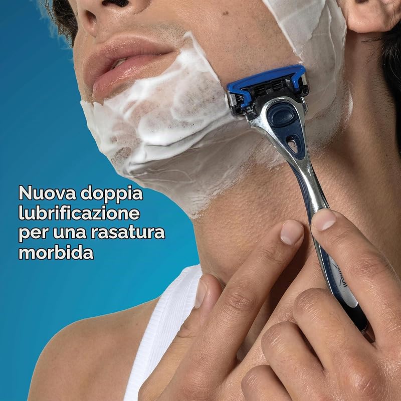 Hydro 5, rasoio uomo, confezione da 4 ricariche