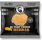 Bearded Butchers High-Temp Cheddar Cheese 1 lb &ndash; Shelf-Stable 1/4" Cubes for Up to 10 lbs of Meat, 400&deg;F High-Temperature Cheese &ndash; Ideal for Sausage Making, Brats, Snack Sticks, Burgers, and More