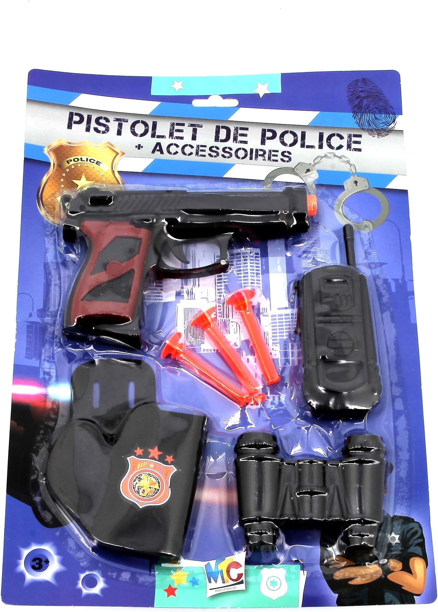 Mercier Toys 52048 Police Set - Assorted Colours