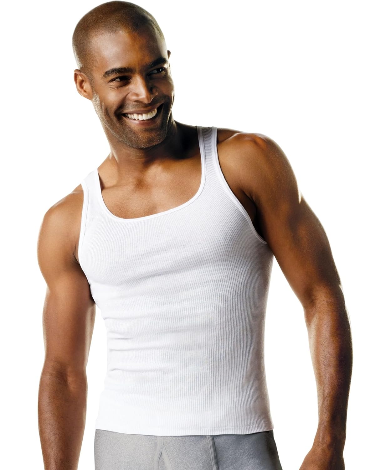 hanes mens muscle shirts