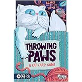 Hasbro Gaming Throwing Paws: A Cat Card Game | Fun Skill and Action Card Games for Kids, Teens, and Adults | Ages 8+ | 3-6 Players | 15 Mins