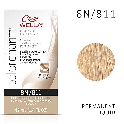 Amazon Com Wella Liquid Permanent Hair Color 811 8n Light Blonde