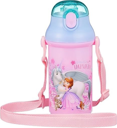 Amazon Co Jp スケーター 子供用 ストロー付き プラスチック 水筒 ソフィア ディズニー 400ml Psb4p ホーム キッチン