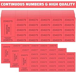 Kosiz 504 Sheets 25 Bid Raffle Ticket with