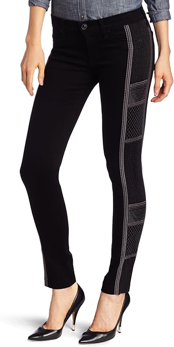 hudson embroidered jeans