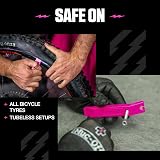 Muc Off Rim Stix Tyre Lever 2 Pack Pink - Integrated Valve Remover & Spoke Hook view 5