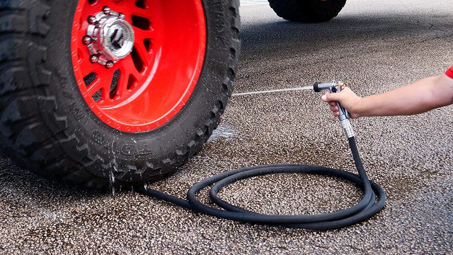 BIONIC FLEX 7364 Heavy Duty Lawn Commercial Grade Lightweight, Drag Resistant, Kink Free Reinforced Garden Hose As Seen on TV, 25’, Black : Garden & Outdoor