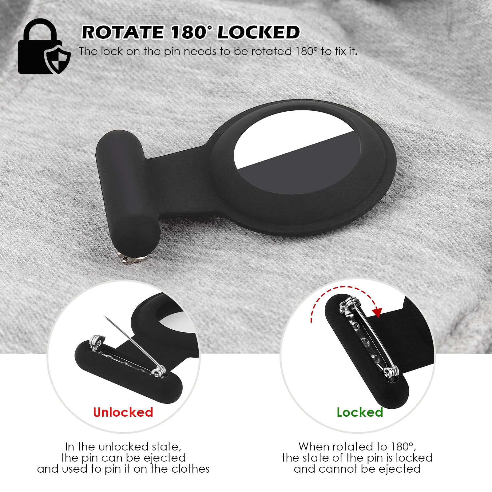Airtag Hidden GPS Tracker,Airtag for Kids,Elderly,Pet,Clothing(Black & Blue & Blue & White)