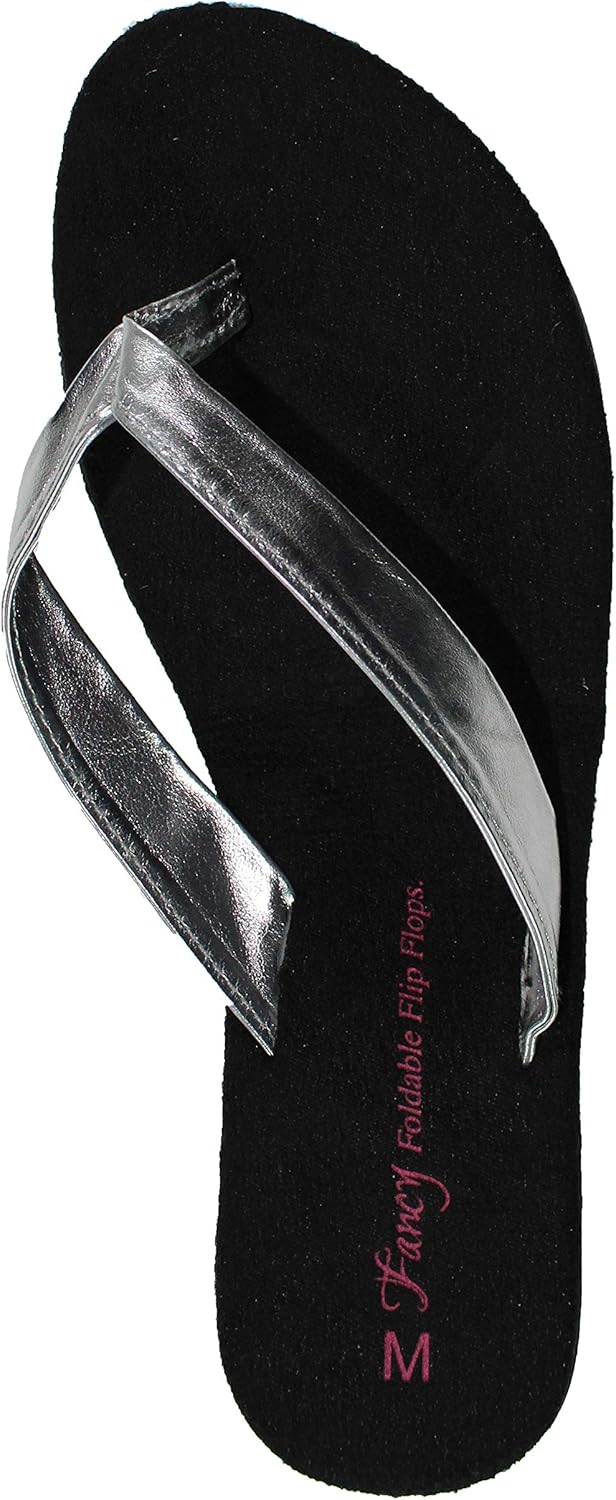 folding flip flops in a bag