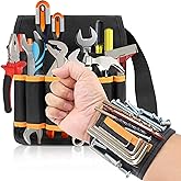 Gifts for Men, Super Strong Magnetic Wristbands with Tool Pouch. Christmas Stocking Stuffers for Men DIY Cool Gadgets Ideas X