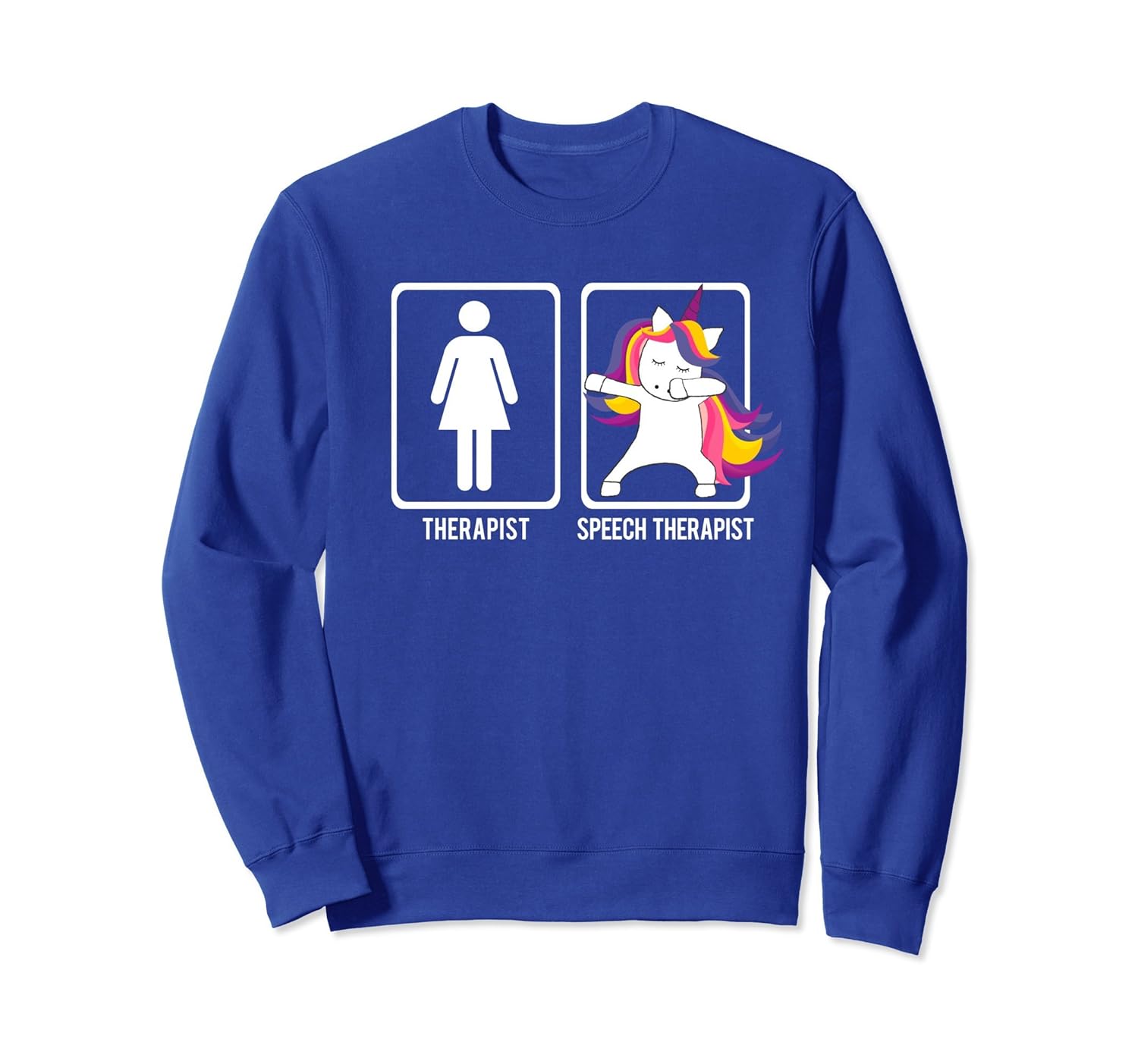 DABBING UNICORN SPEECH THERAPIST SLP Sweatshirt Gift Dabs-anz