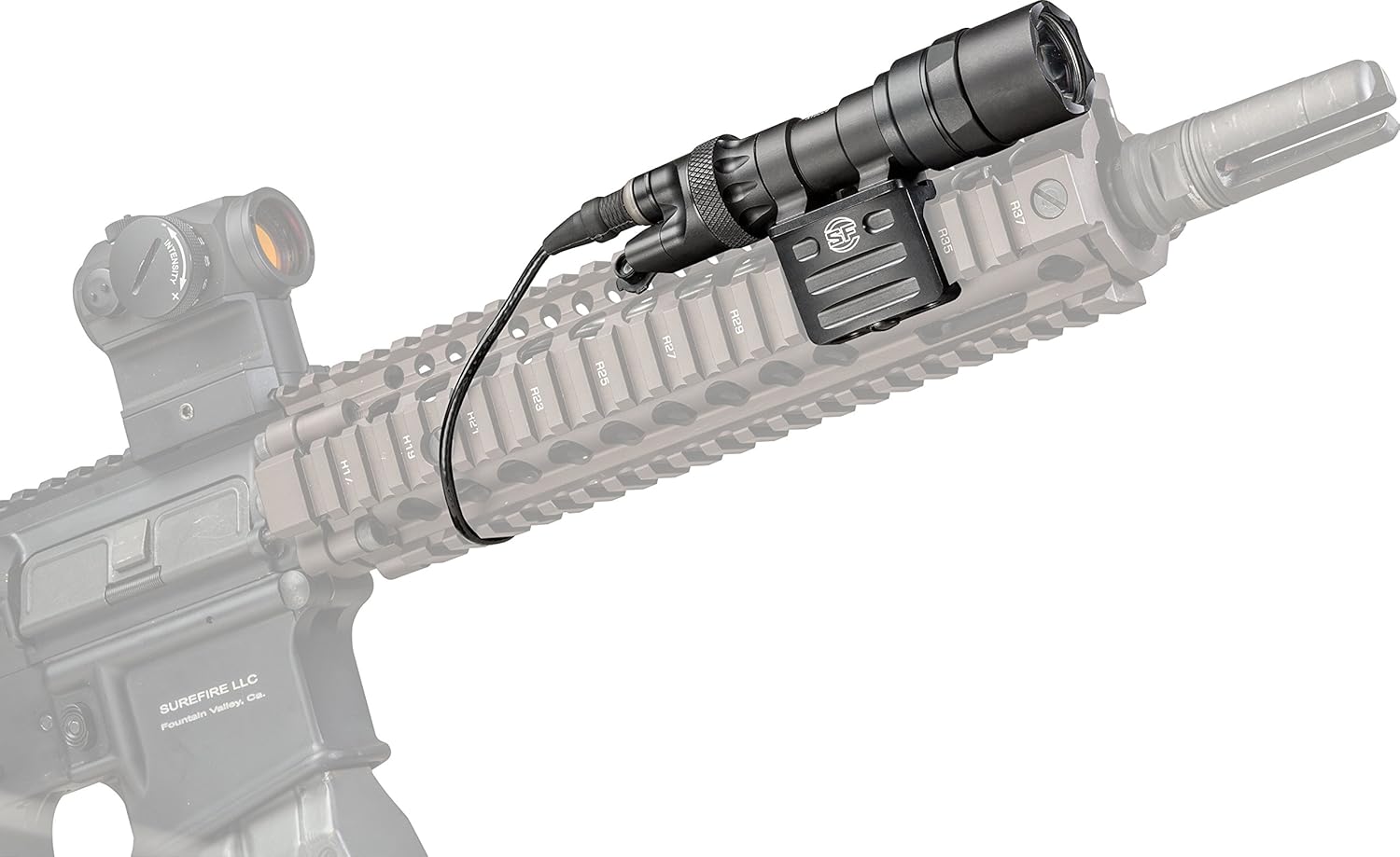 SureFire M312C Compact Scout Light with RM45 Low Profile Mount & DS07 Switch: Sports & Outdoors
