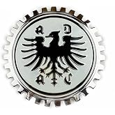 ADAC Automotive Car Club Auto Grill Badge Emblem for Trucks and Cars Black Eagle