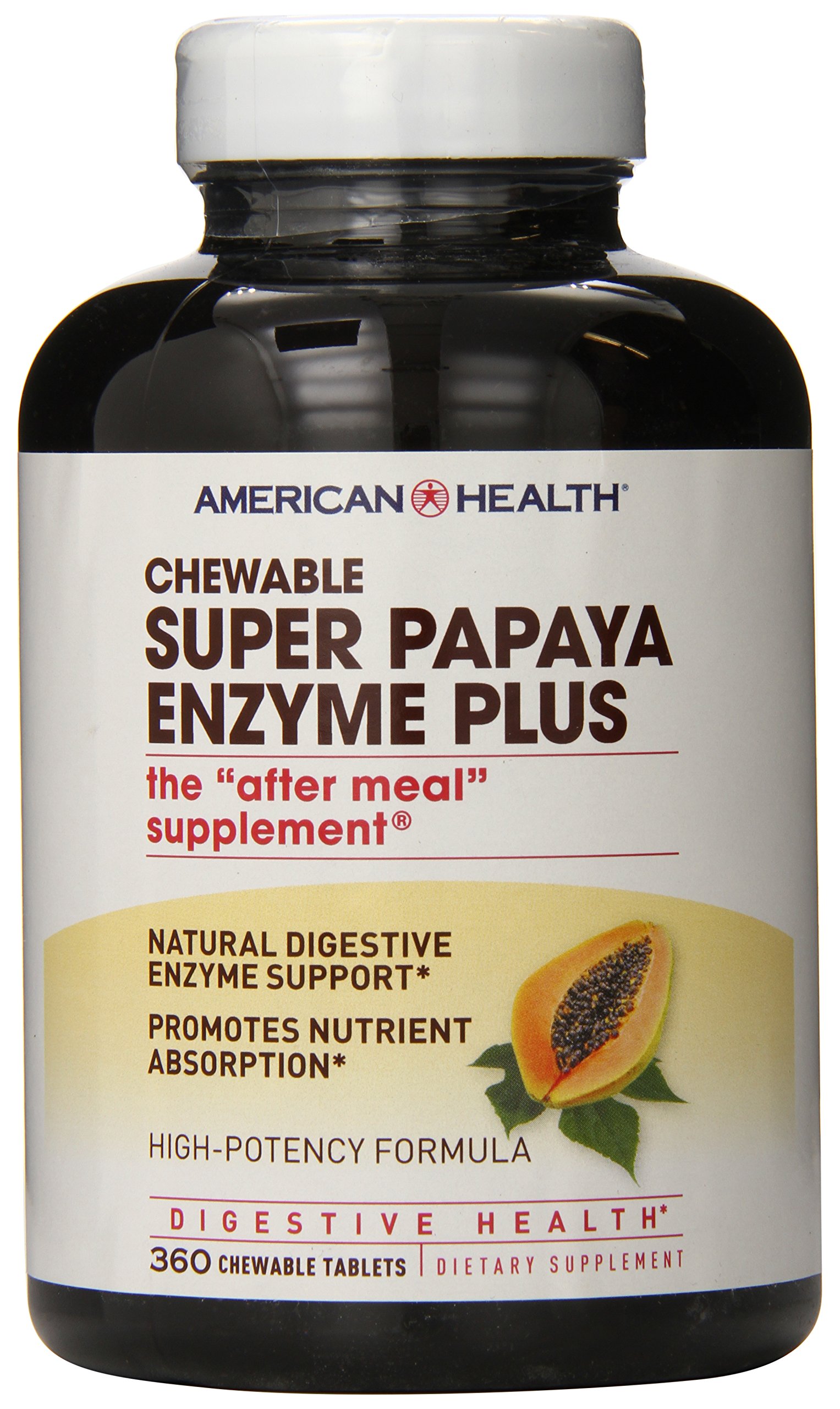 Puritan's Pride Chewable Super Papaya Enzyme Plus180
