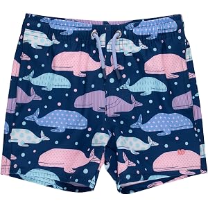 RUGGEDBUTTS Boys Hybrid Stretch Swim Trunks - UPF 50+ Swimwear | Polyester Spandex Blend, Quick Dry Fabric, Elastic Waistband