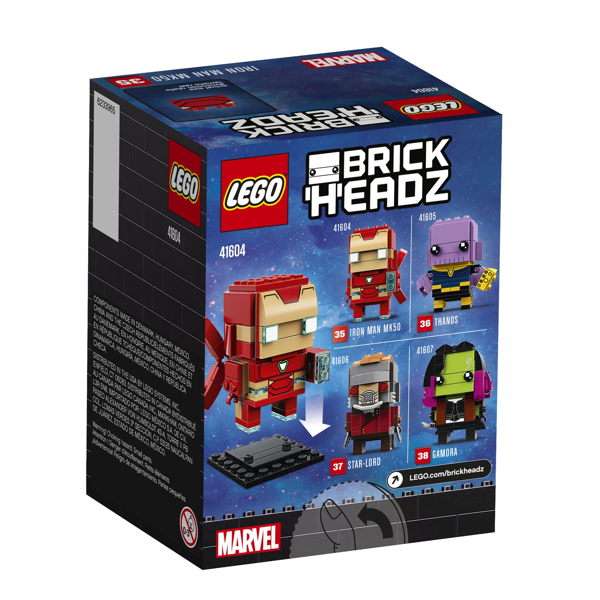 LEGO BrickHeadz Iron Man MK50 41604 Building Kit (101 Piece)