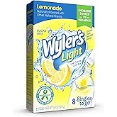 Wyler's Wyler'S Light Singles Water Drink Mix to Go Powder Packets, Lemonade, 8 Count
