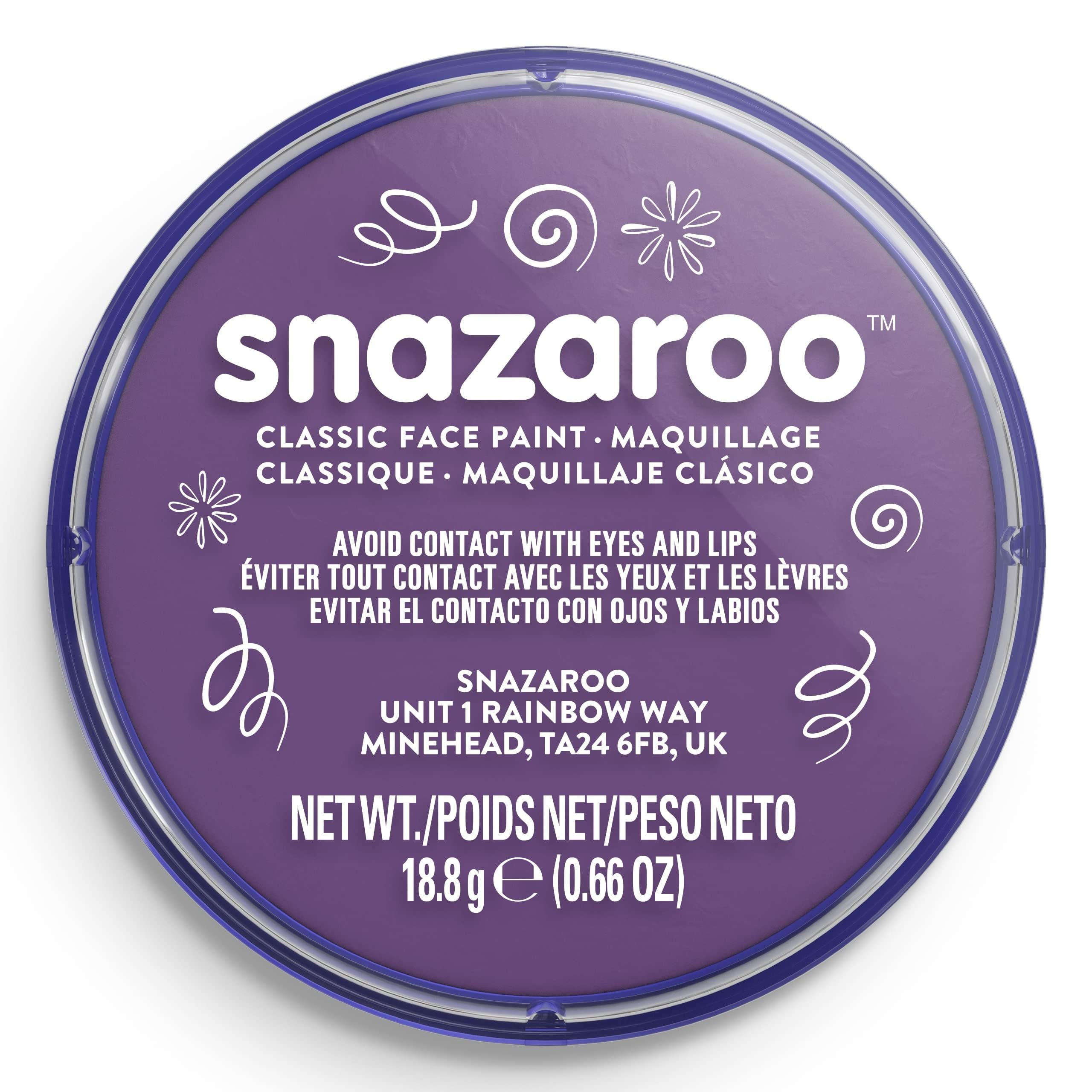 Snazaroo - Face and Body Paint, 18 ml, Purple, 0 (Colart 1888)