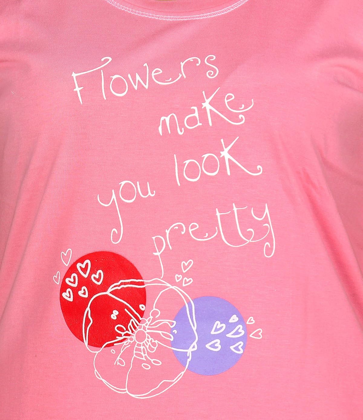 carrel cotton hosiery fabric women night wear set (agspl-3459)