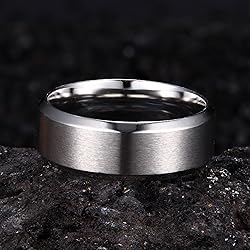 Jstyle Stainless Steel Rings for Men Wedding Ring