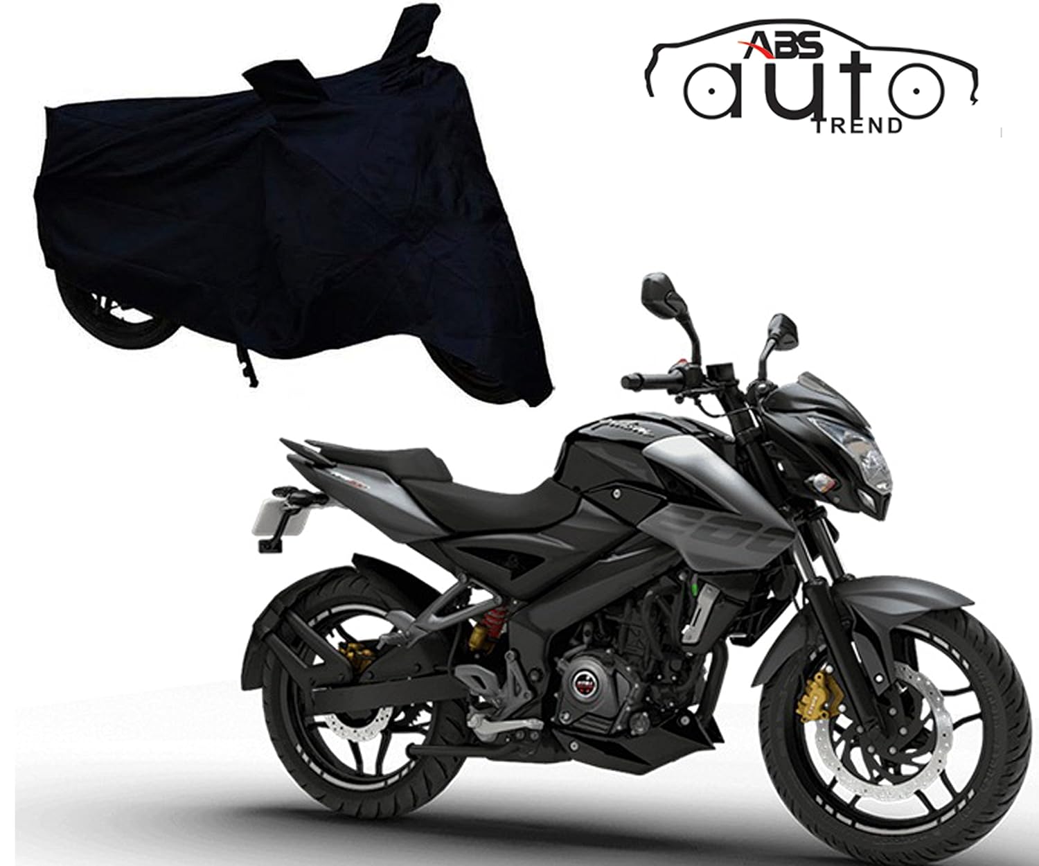 Abs Auto Trend Bike Body Cover For Bajaj Pulsar Ns 0 Black Amazon In Car Motorbike
