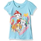Paw Patrol Girls Paw Patrol Awesome Short Sleeve Puff Tee
