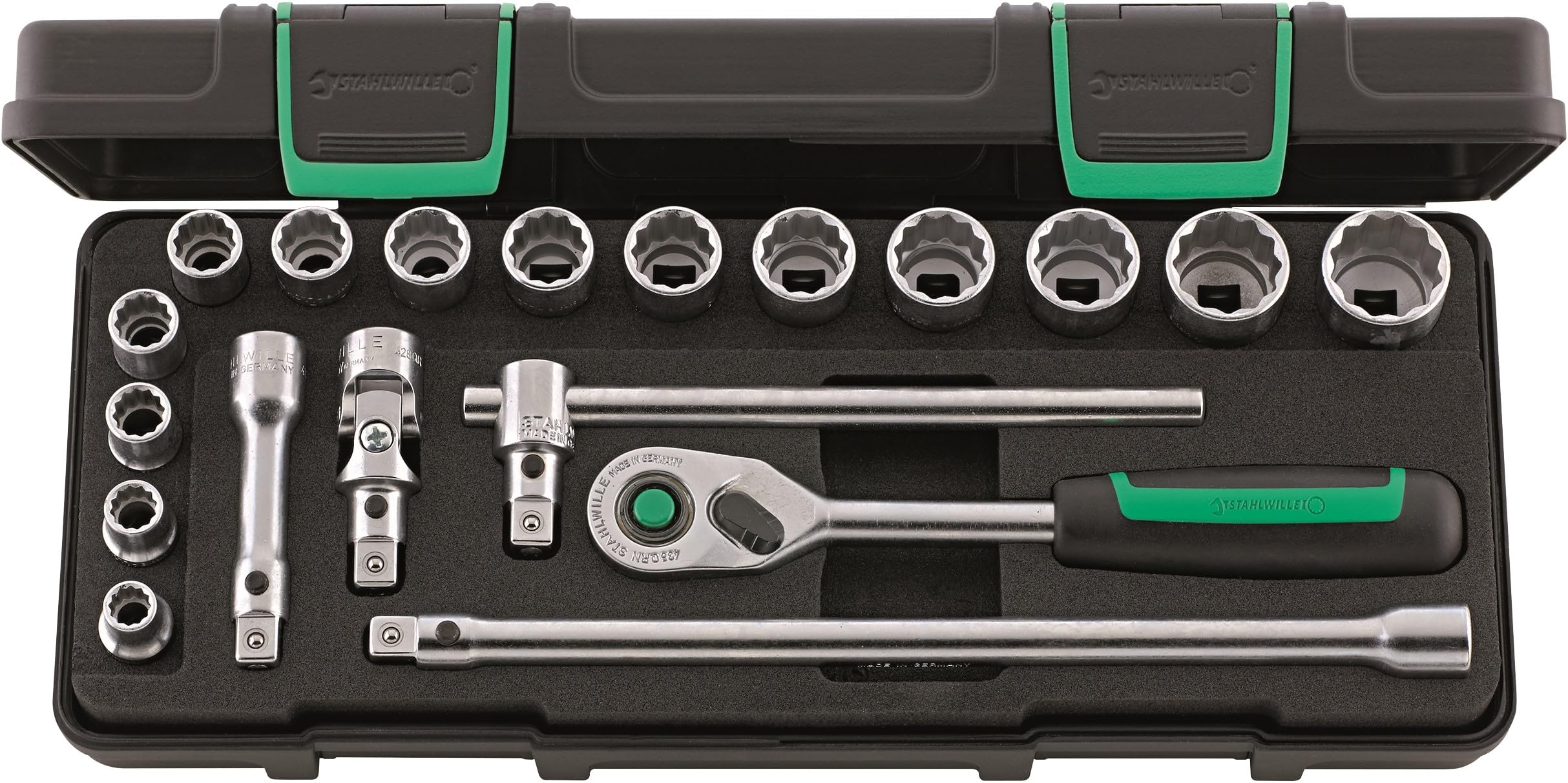 Stahlwille JUEGO COMPLETO DE Llave DE Vaso 3/8" - 45/14/5I QR KN