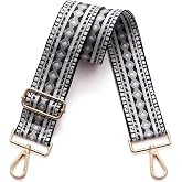 S-Jacorry Purse Strap Replacement Crossbody Wide Shoulder Strap Adjustable Canvas Straps Handbag Strap Replacement Belts