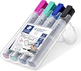 STAEDTLER Lumocolor 356 WP4-1 Flipchart Markers Pack of 4 view 2