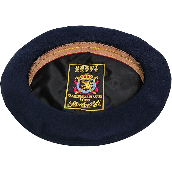 The Basque Hoquy Vintage Classic France Wool Navy Beret Accessories | The Basque Hoquy Vintage Classic France Wool  main image 4
