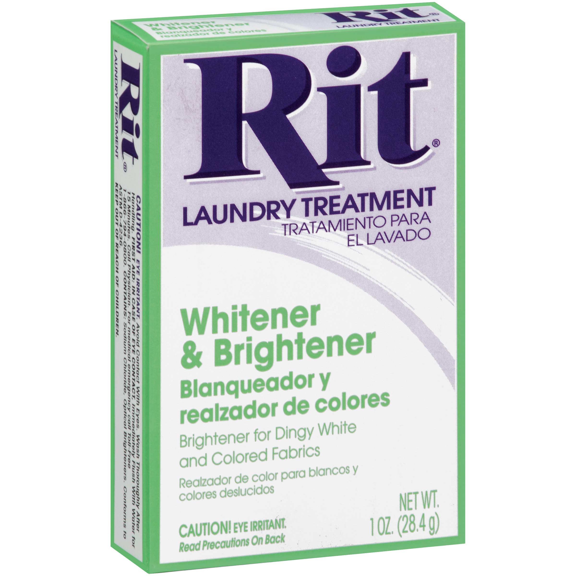 Craft County Rit Dye Laundry Treatment Whitener and Brightener, 1 fl oz