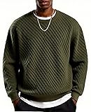COOFANDY Mens Crew neck Sweatshirts Long Sleeve