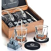 EMCOLLECTION Whiskey Glasses | Whiskey Stone for Him, Men & Women