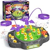 Intoypad Dinosaur Magnetic Rescue Game for Kids, 2 Player Family Game | Magnetic Pterosaur Headband Game with Spinning Volcano Base, Rescue Dinosaur Babies in a Fun 2 Player Family Challenge Toy