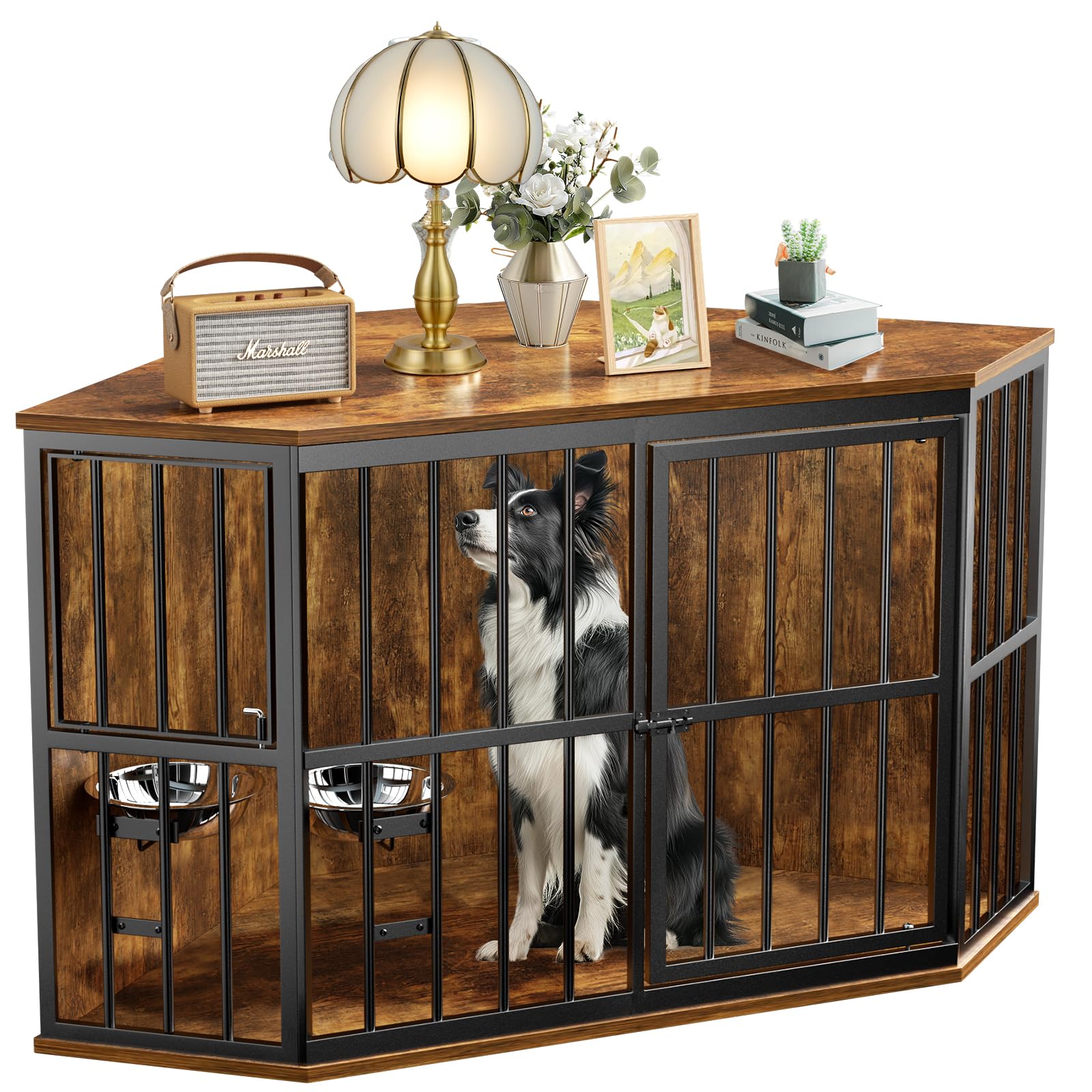 Thumbnail for Dog Crate Furniture With Rust-Resistant Coatings