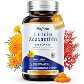 Lutein and Zeaxanthin Supplements, Daily Eye Health Support, 120 Softgels | Eye Vitamins for Seniors, Adult, Student with 26mg Astaxanthin &amp; DHA | Macular Support, Blue Light, Screen Time, Cognitive