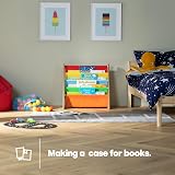 LIVIVO Colorful Kids Bookshelf 4 Tier Toy Storage Rack Multi-Colour view 4