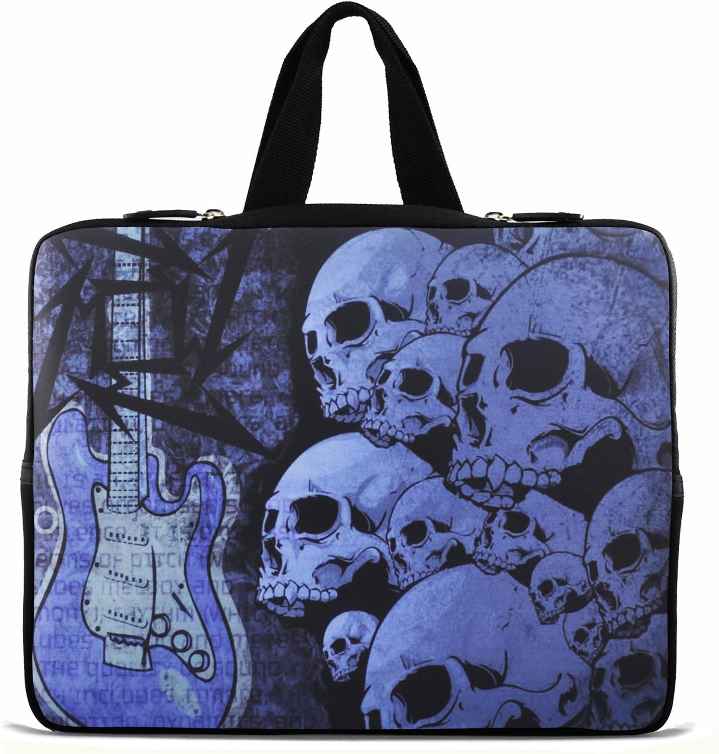 12" Laptop Case Sleeve Bag for Samsung Google 11.6" Chromebook / 11.6inch Apple Macbook Air/HP ChromeBook 11 - Gutar & Skull N12-18695