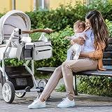 Momcozy Stroller Organizer Pram Bag Multifunctional with Cup Holders view 5