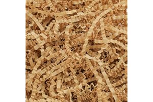 Raissily 1.5LB/700g Crinkle Cut Paper Shred Filler, Packing Grass Cushion Paper for Christmas Wedding Birthday Anniversaries Easter Engagement Gift Confetti Box Bag Basket Filling Decoration -Kraft